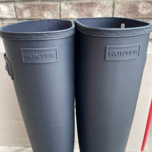 HUNTER ORIGINAL REFINED RAIN BOOTS 10 Women's WP Boot NEW - Picture 6 of 9
